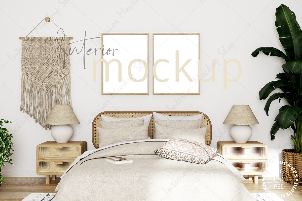 Frame Mockup PSD JPG, a Poster Template by Mockup Shop (Photo 1 of 2)