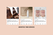 Spa Beauty Salon Social Media, a Social Media Template by Sincerely Media (Thumbnail 4 of 9)
