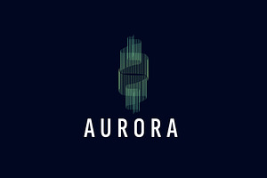 Aurora logo vector icon illustration, a Branding & Logo Template by Dyn Studio