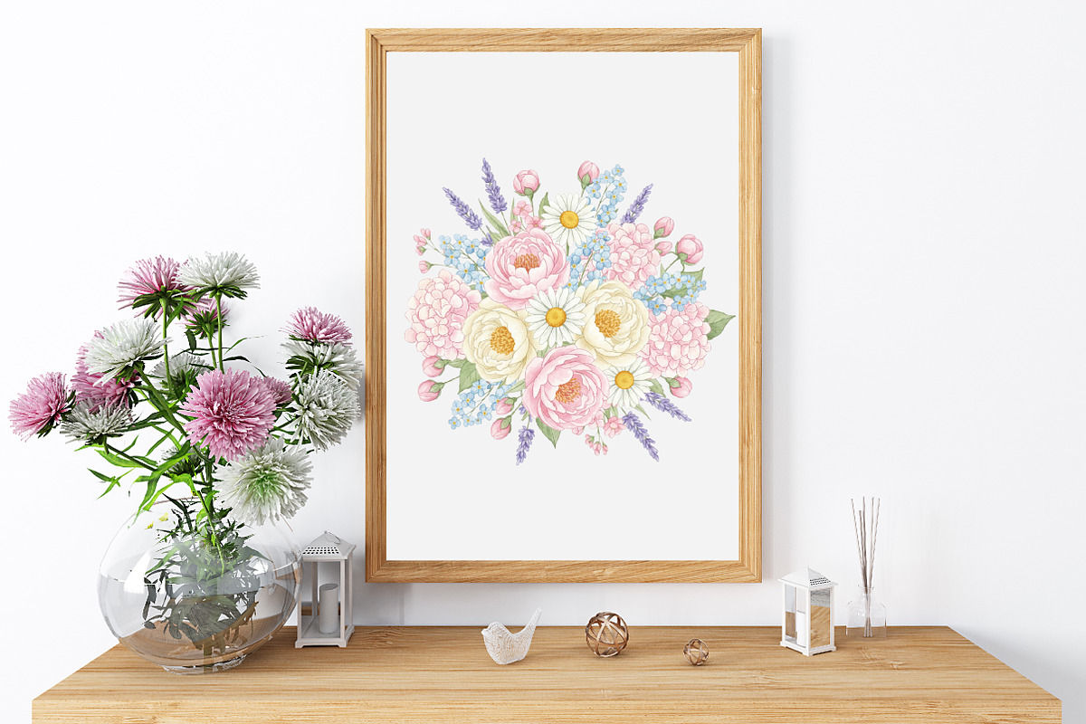 18 Whimsical Spring Flowers Clipart, an Illustration by GatewayDesign (Photo 4 of 5)