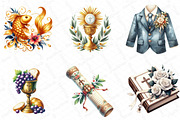 First Communion Clipart, an Illustration by DreamPrint404 (Thumbnail 6 of 7)