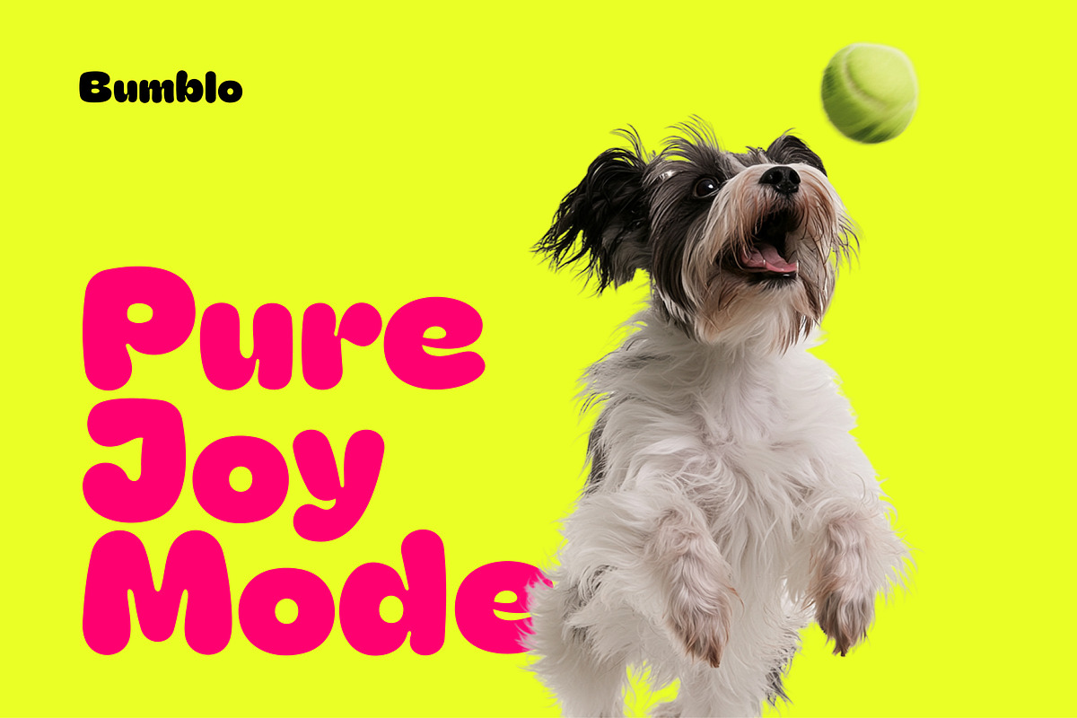 Bumblo is a bold display font., a Sans Serif Font by kavoon (Photo 4 of 10)