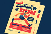 Modern Marathon Run Tournament Flyer, a Flyer Template by VectorVactory (Thumbnail 2 of 3)
