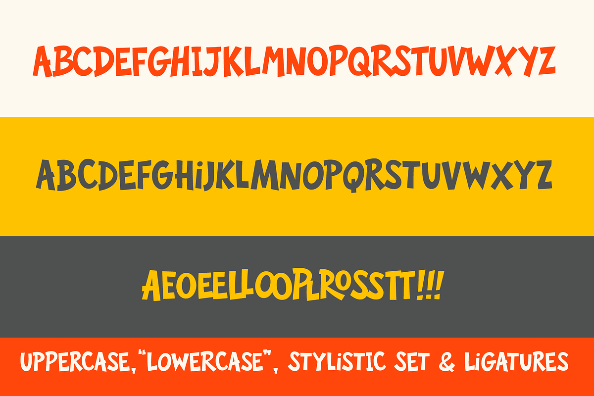 SPLOOSH - a Comic style SFX Font!, a Handwritten Font by Roland Huse Design (Photo 5 of 5)