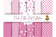 Pink Polka Dot Collection, a Pattern Graphic by Earley Bird Design Studio (Thumbnail 1 of 9)