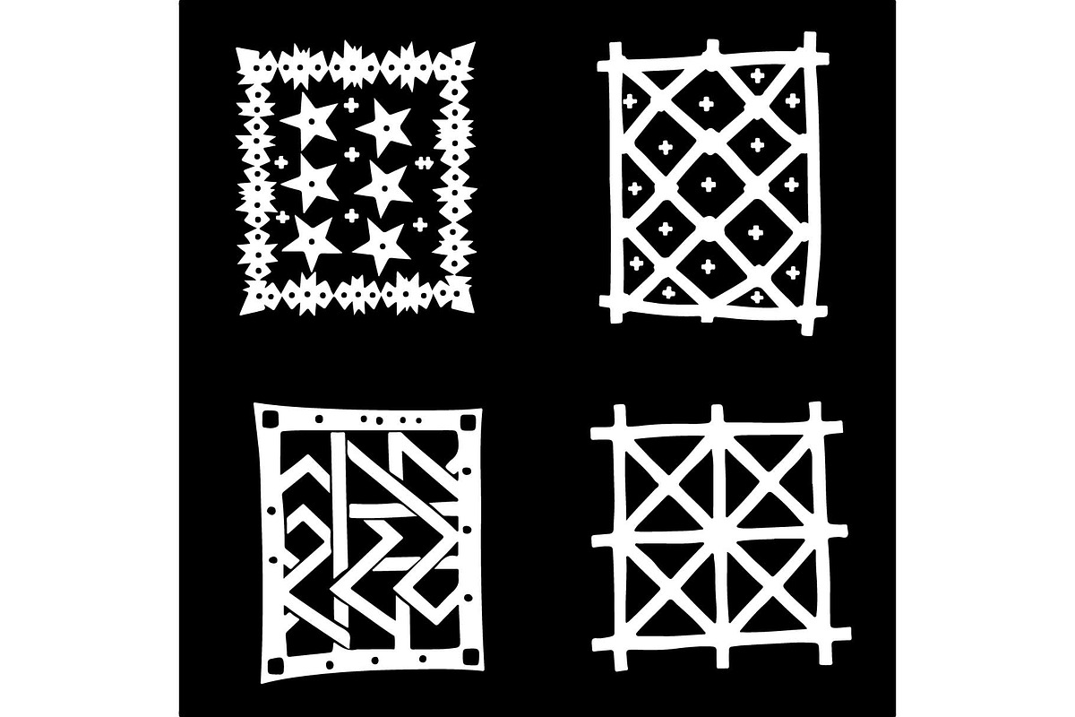 Geometric Pattern Panel Set, an Object Graphic by abu67222 (Photo 11 of 13)
