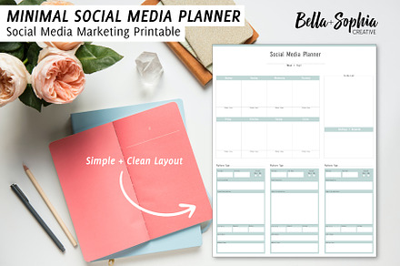 Printable Social Media Planner