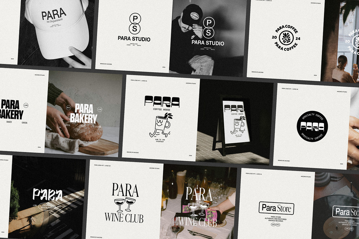 PARA Agency Logo Kit Template, a Branding & Logo Template by Ascend Studio (Photo 1 of 9)