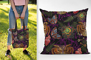 Mystic owl, key, moon, butterflies, an Illustration by Matrioshka (Thumbnail 6 of 6)