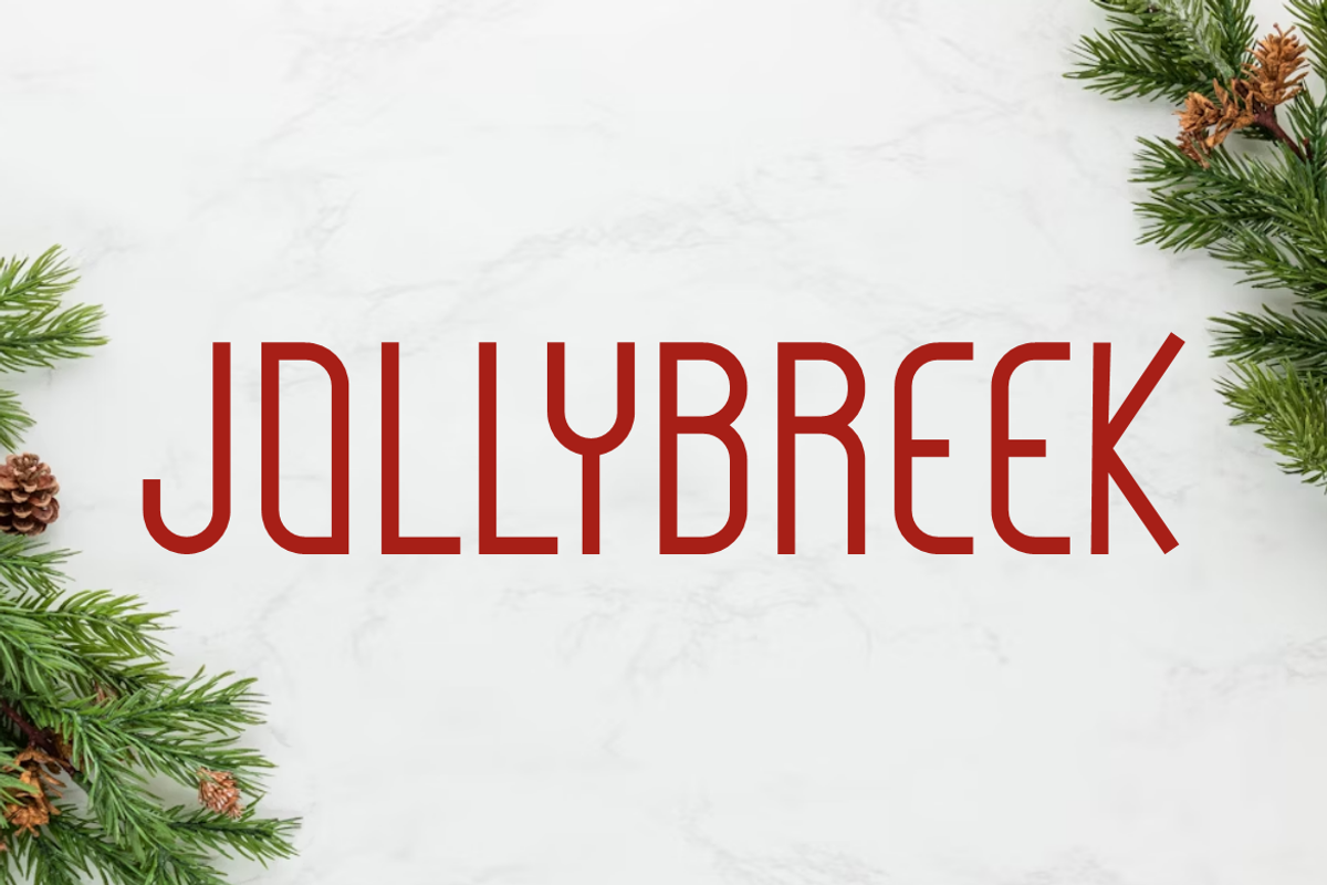 Jollybreek, a Sans Serif Font by alon kelakon (Photo 1 of 4)