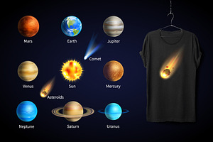 Space And Solar System Set