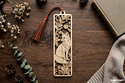 Winter Animals Bookmarks SVG Bundle, a Decorative Illustration by svgocean (Thumbnail 6 of 13)