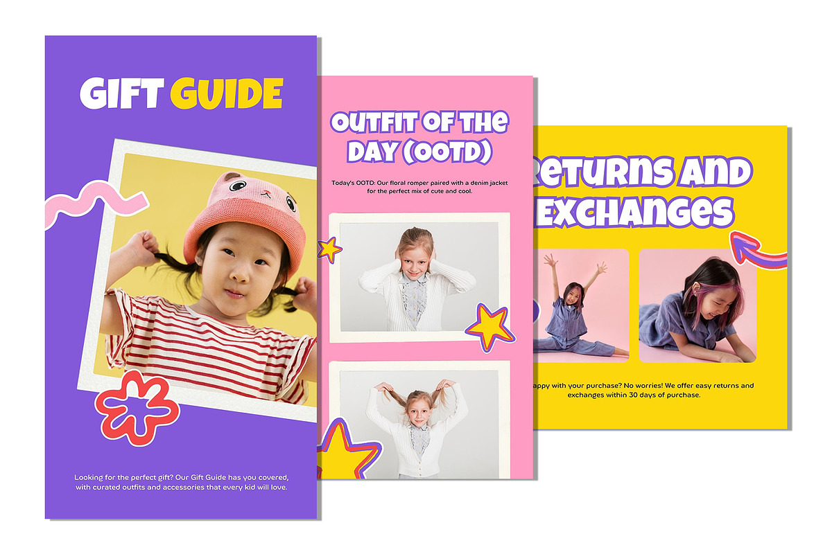 Sunny - Kids Fashion Socialmedia kit, a Social Media Template by Invisual Studio (Photo 6 of 14)
