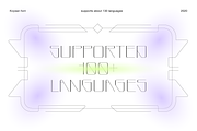 Fluse – Display font, a Sans Serif Font by Viktor Pesotsky | Fonts (Thumbnail 18 of 19)