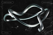 3D Futuristic Chrome Shapes, an Object Graphic by Design Studio (Thumbnail 2 of 6)