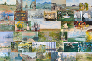 700+ Claude Monet Ultimate Bundle, an Object Graphic by Lilithcollageart (Thumbnail 18 of 30)