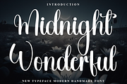 Midnight Wonderful, a Handwritten Font by InermediaSTUDIO (Thumbnail 1 of 8)