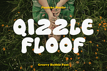 Qizzle Floof - Groovy Bubble Typefac
