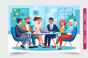 Diverse Team Meeting Around Table