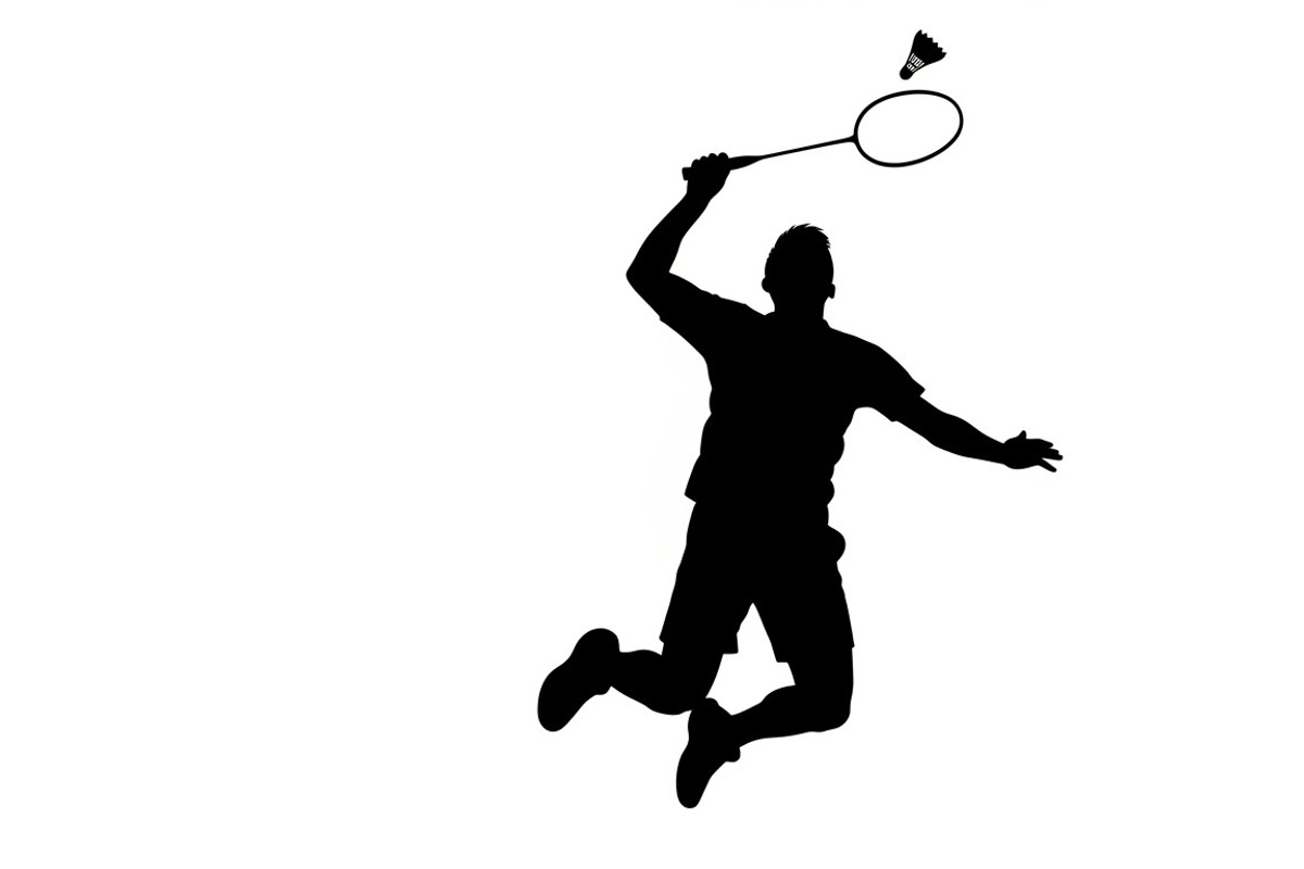 Badminton Smash Silhouettes, an Illustration by Amazin_art (Photo 21 of 31)