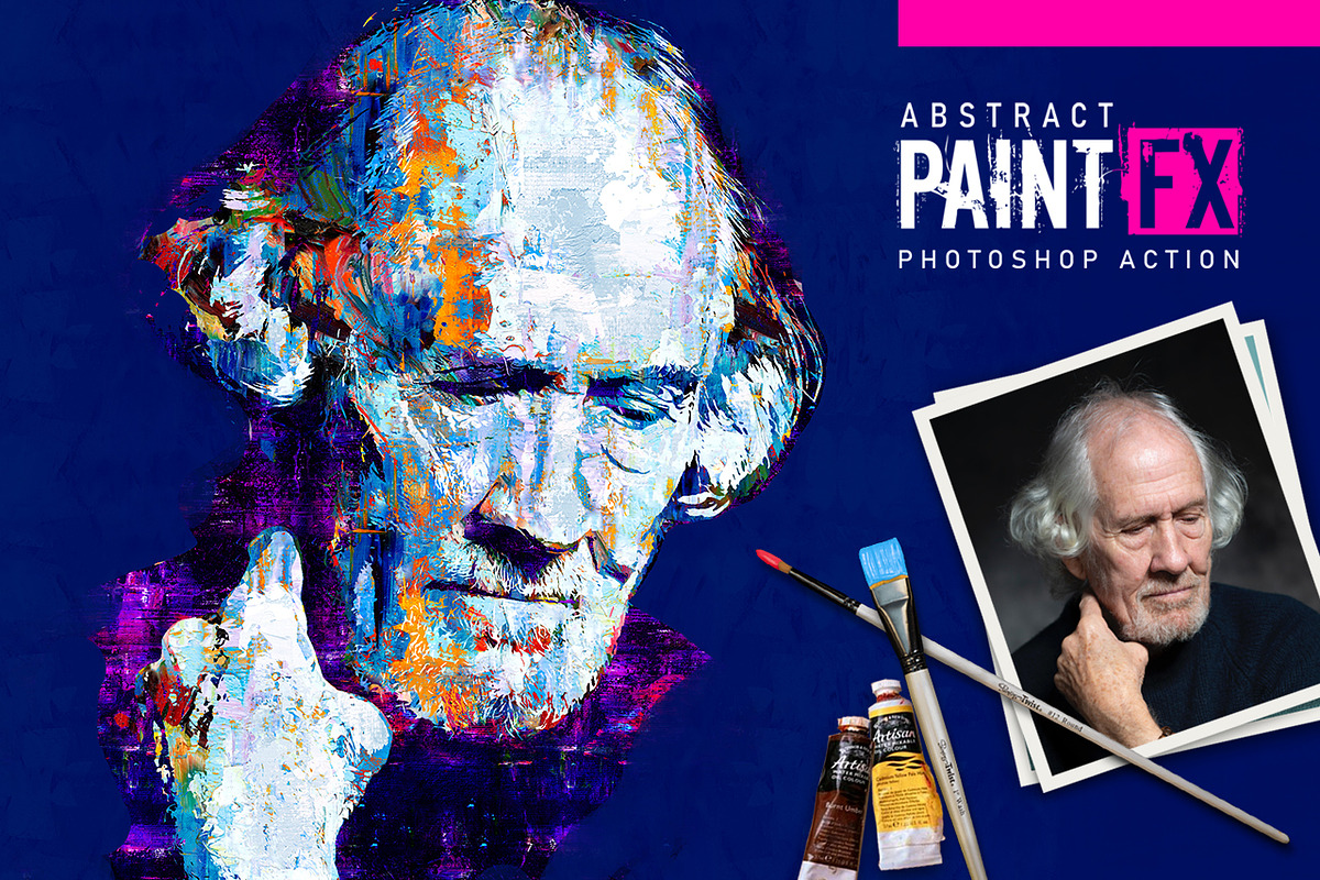 Abstract PaintFX, an Action Add-On by g design (Photo 7 of 9)