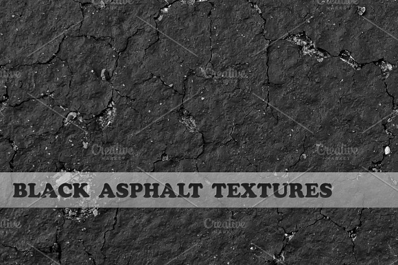 Black Asphalt Textures