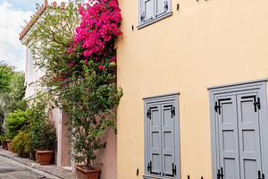 Architecture of Old Athens area Plaka, an Architecture Photo by Anna Bogush