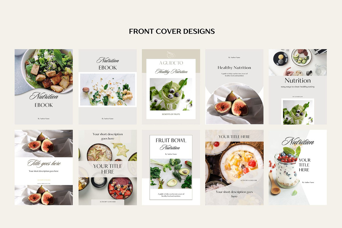 Nutrition coach ebook template /2, a Magazine Template by Deepa Template Studio (Photo 2 of 14)