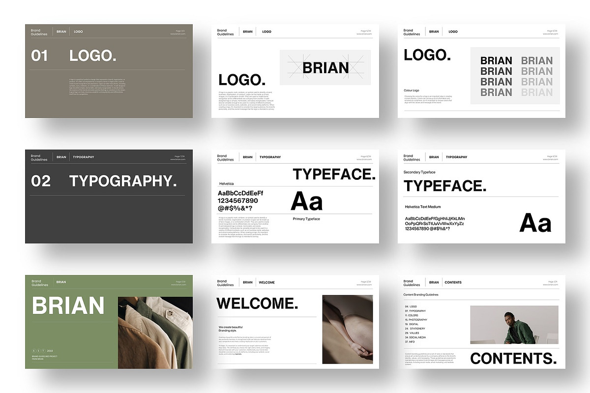 Brian - Business Google Slide, a Presentation Template by Dens Creative Studio (Photo 2 of 6)