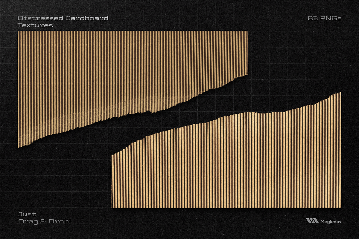 Distressed Cardboard Textures, a Texture Graphic by Meglenov (Photo 12 of 16)