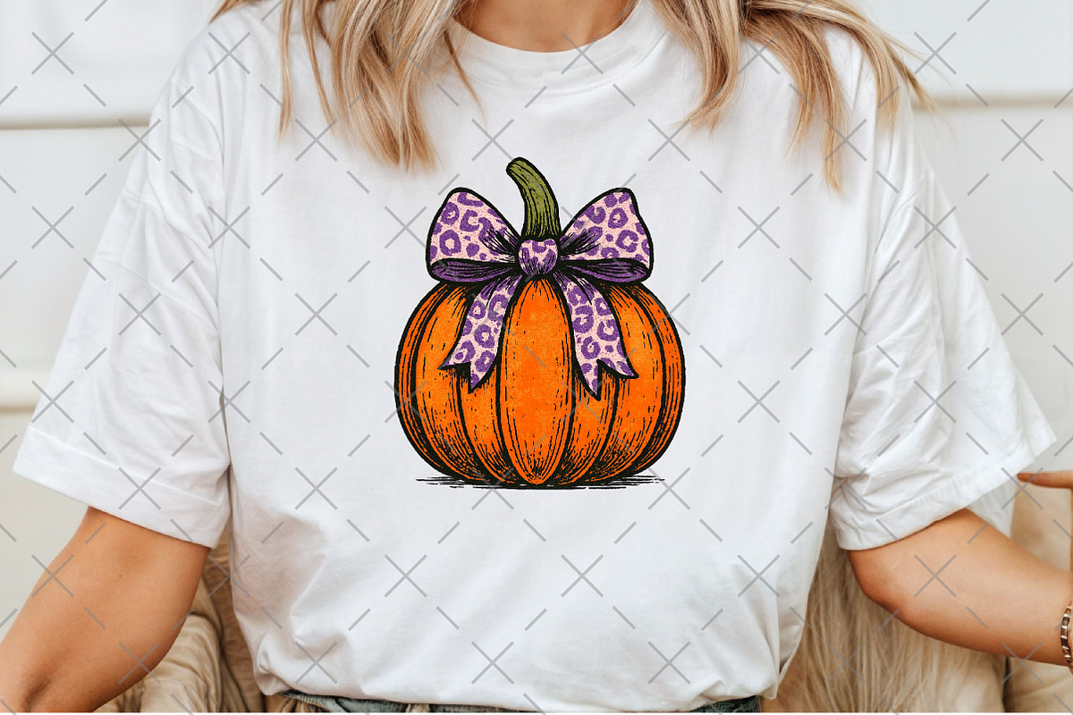 Retro Halloween pumpkin Png, an Illustration by Craft Nest (Photo 6 of 6)