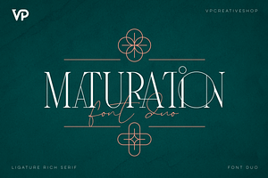 SALE! Maturation Typeface - Font Duo