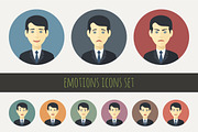 Emotions Icons Set, an Icon by Alex Serada (Thumbnail 2 of 5)