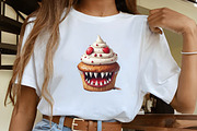 Halloween Cupcake PNG, an Illustration by CrexoraLab (Thumbnail 3 of 5)