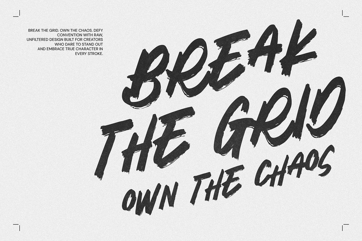 Dream Brushed - Marker Font, a Handwritten Font by ™Creasi (Photo 4 of 6)