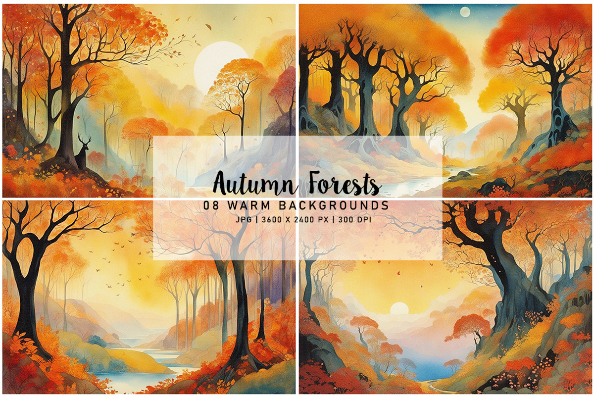 Autumn Forests, a Decorative Illustration by Digital Art Creations (Photo 3 of 6)