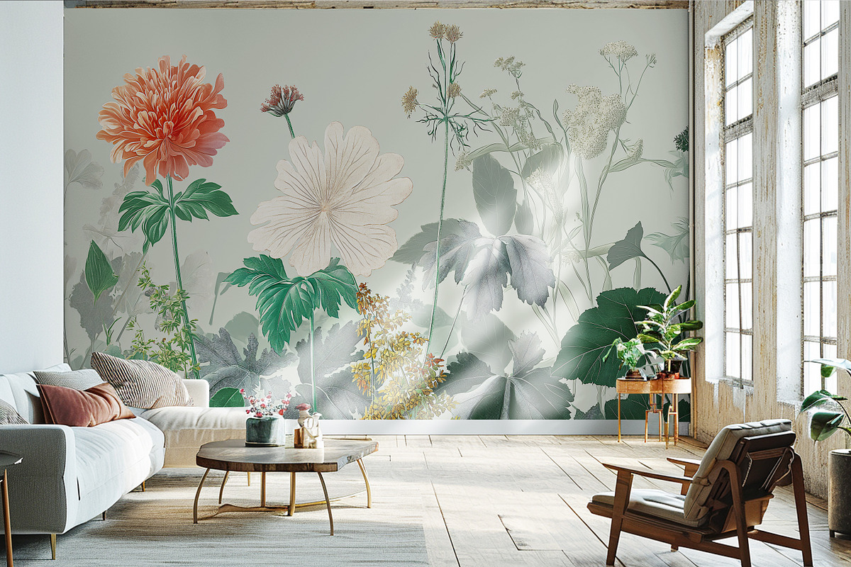 Mural Series Forest Art Poster, a Wallpaper Graphic by Muzi pear studio (Photo 4 of 12)