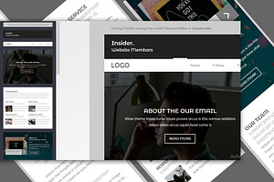 Responsive E-newsletter Template