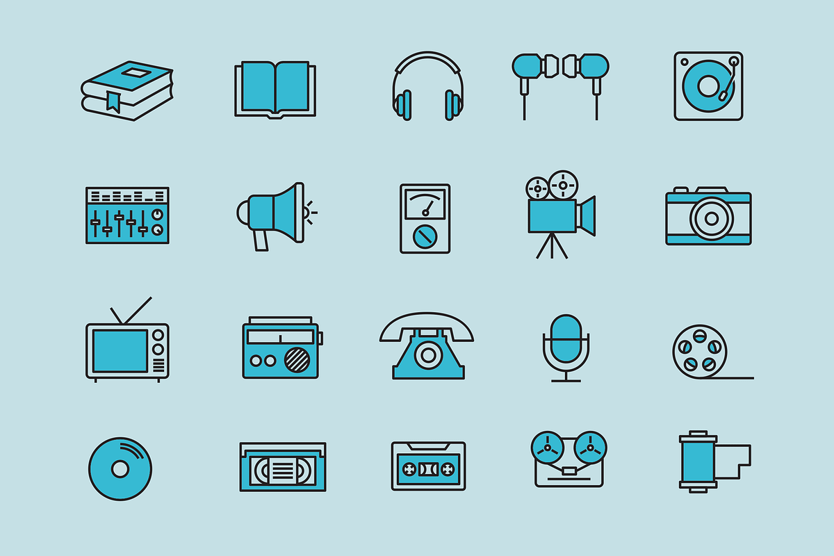 20 Analog Icons, an Icon by Creative VIP (Photo 2 of 5)