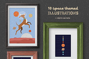 Space Dreams graphic collection, an Animal Illustration by Piñata (Thumbnail 11 of 12)