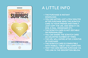 Pregnancy Reveal Scratch Off Card, an Email Template by SunshineStudioBoutique (Thumbnail 4 of 7)