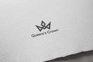 Queens Crown Logo Template
