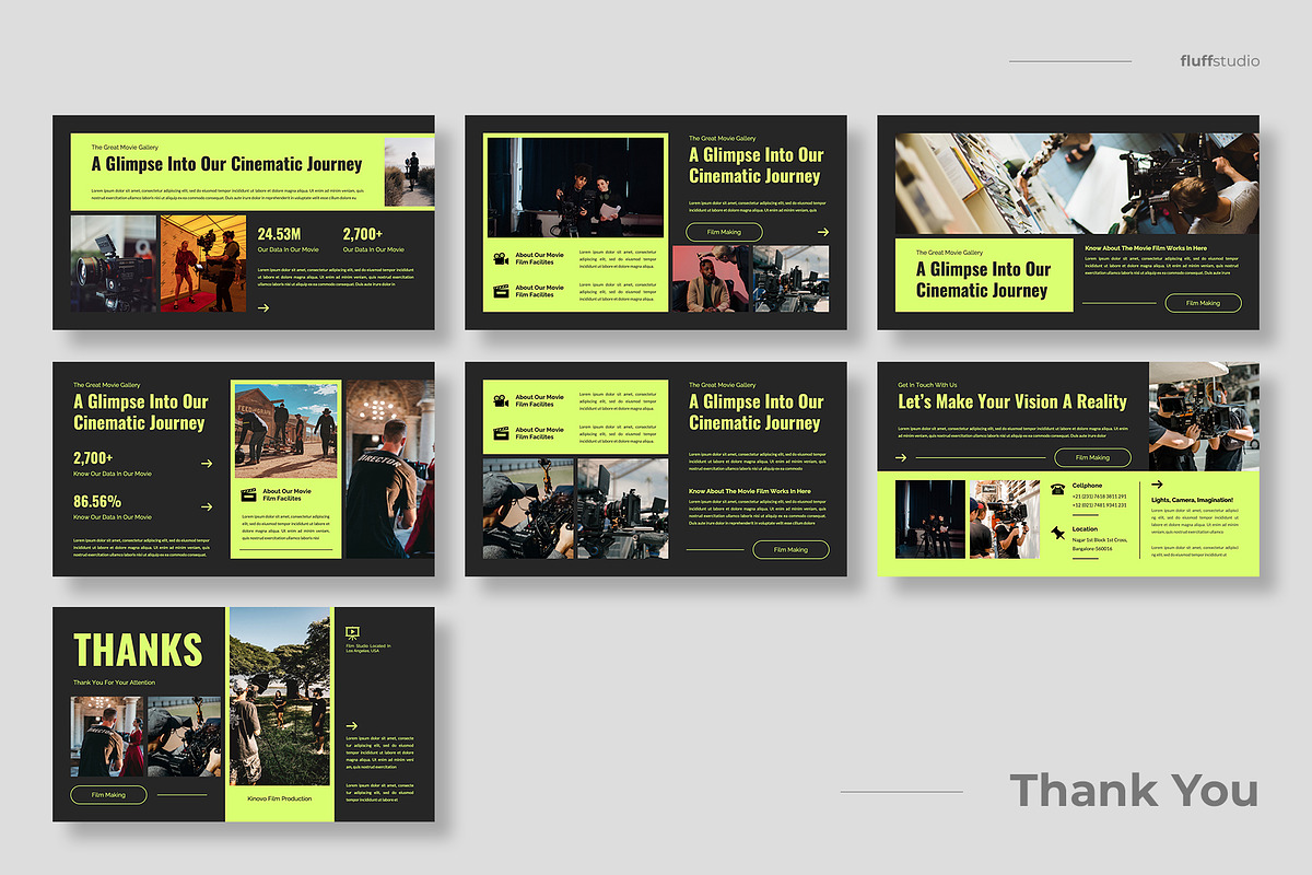 Video Film & Movie Keynote Template, a Presentation Template by fluffstudio (Photo 4 of 4)