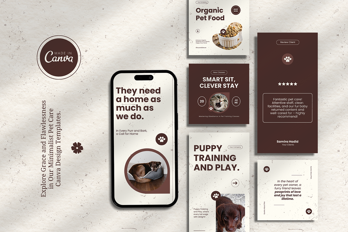 120 Pet Instagram Templates Canva, a Social Media Template by Branding Victory STD (Photo 8 of 10)