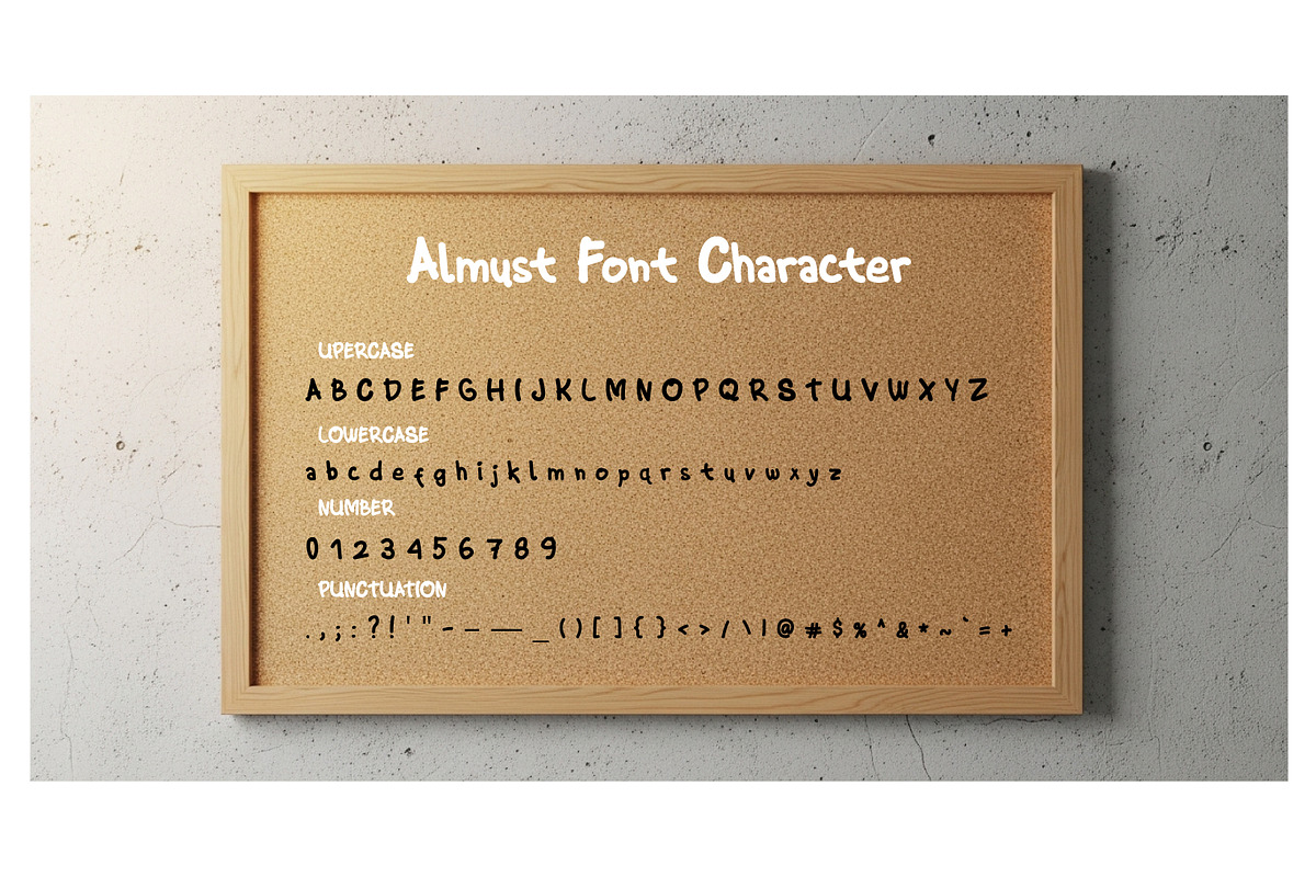 ALMUST - handwritting, a Font by Sanskertype Studio (Photo 6 of 7)