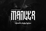 Mancer Typeface, a Blackletter Font by Badspark (Thumbnail 1 of 5)