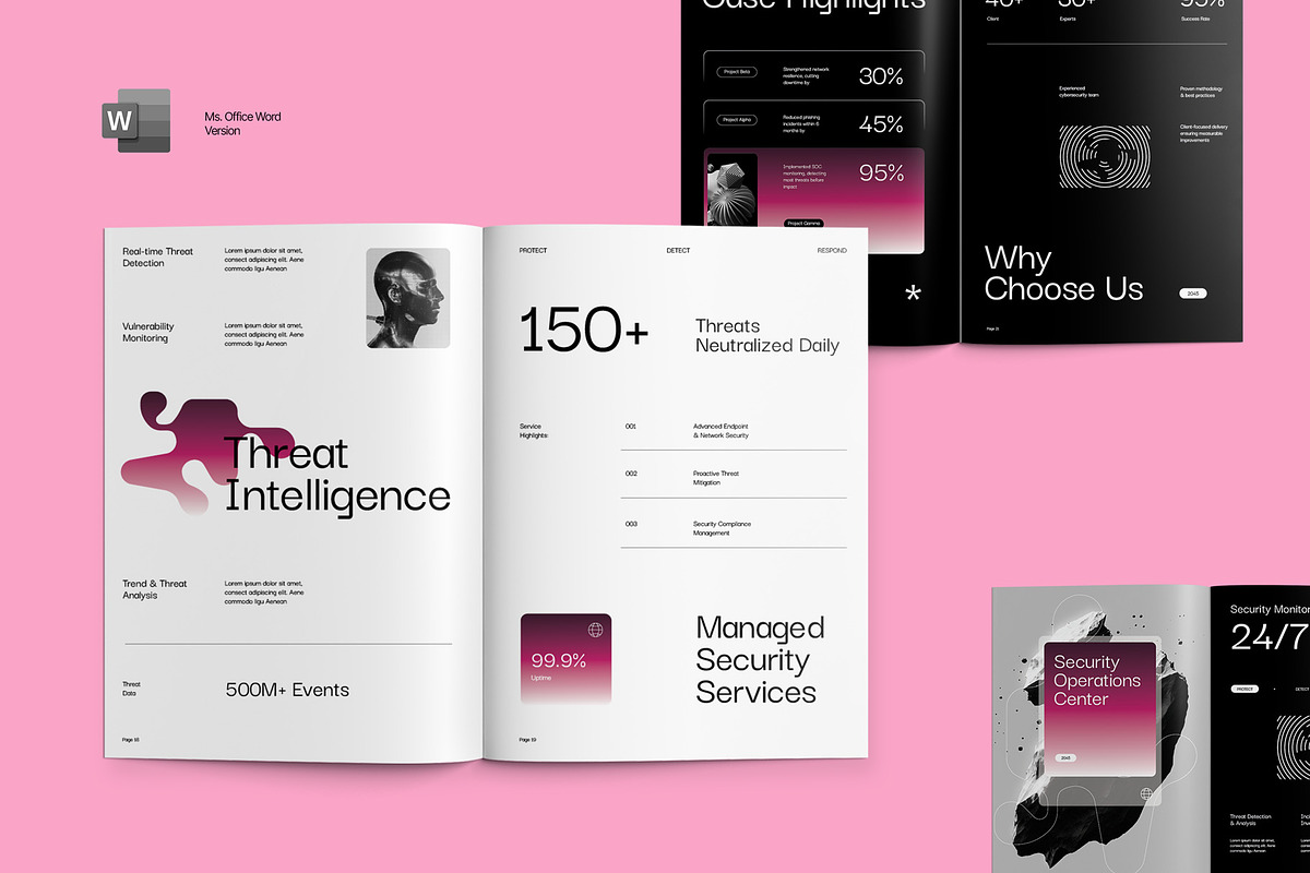 Cybersecurity Company Profile - CYBE, a Brochure Template by fakhroo (Photo 13 of 13)