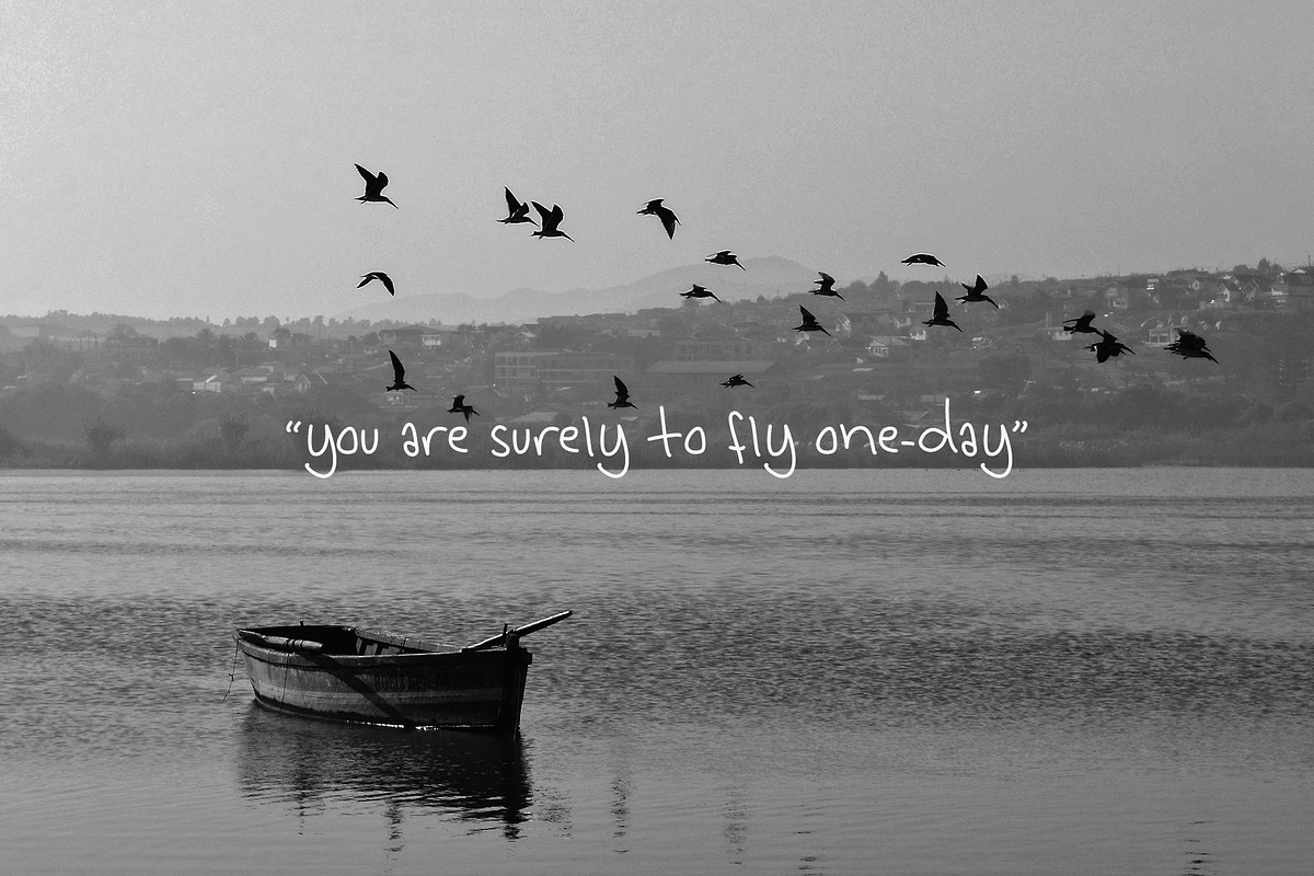 Amazing Wednesday - Handwritten Font, a Font by Wellscript Studio (Photo 11 of 11)
