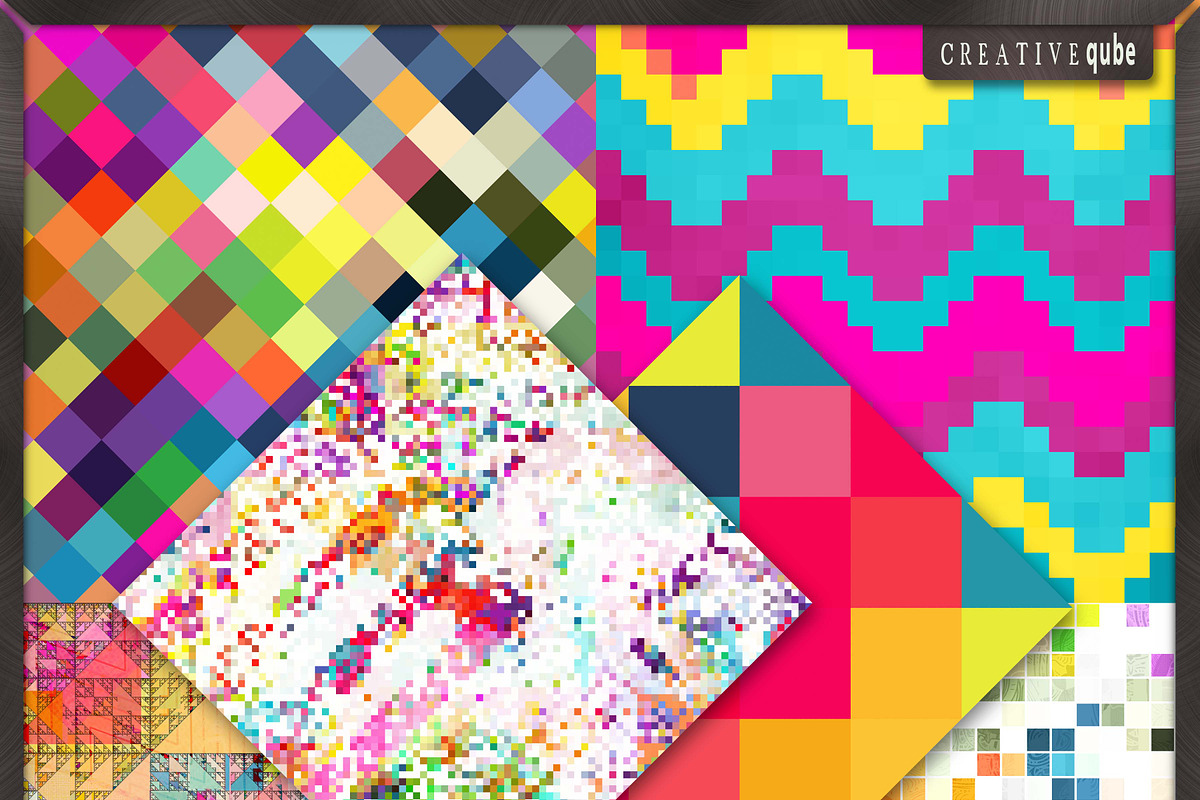 Aztec Triangle Digital Paper preview 4