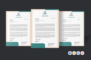 Urban Letterhead Template, a Resume Template by iDoodle Studio